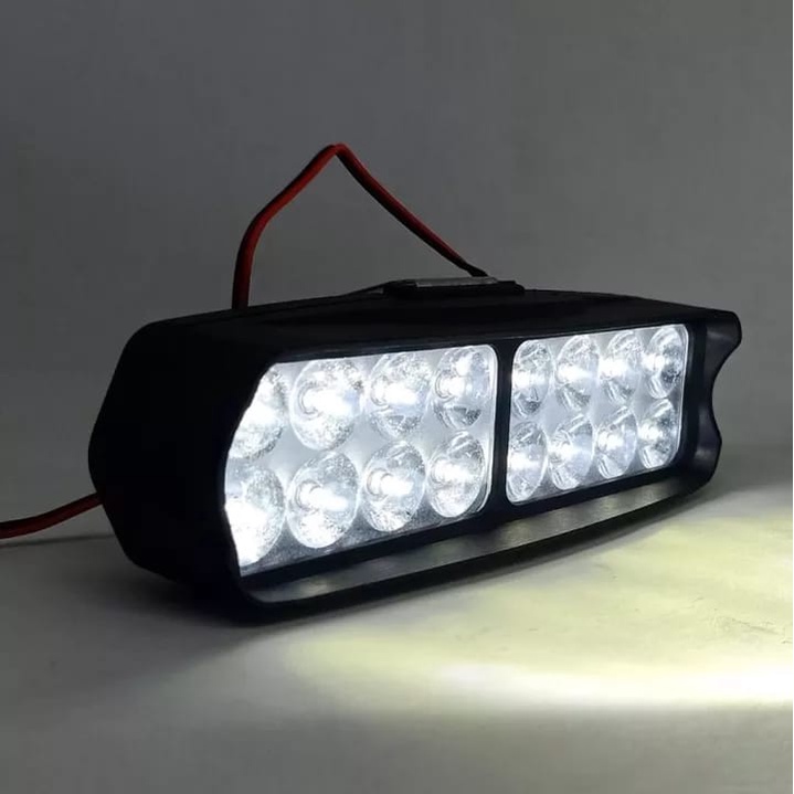 Lampu LED Bar Tembak Sorot CREE Motor Mobil 12,15, 16 Dan 21 Mata 2 Susun 12 Led 15 Led 16 Led