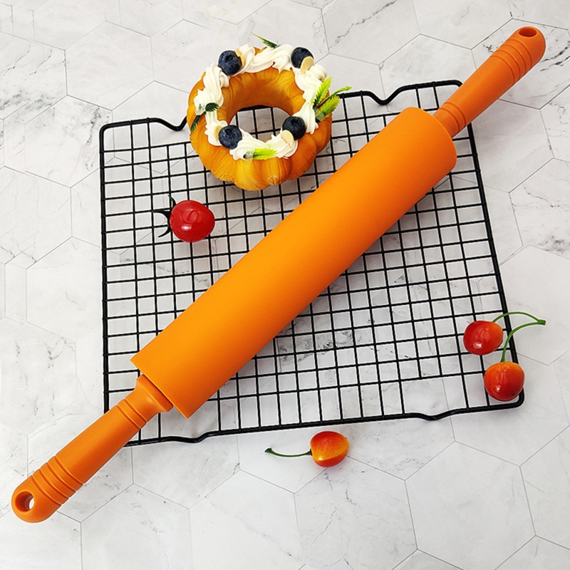 Rolling Pin Bahan Silikon Anti Lengket Untuk Membuat Pangsit