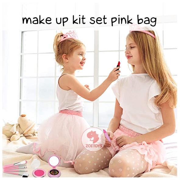 Zoetoys Make Up Kit Set | Washable Makeup Set Toy | Pretend Play Makeup dengan Fungsi Asli | Mainan Anak Beauty Set Dress Up Princess Anak Cewek | Cari Kado Edukasi Edu Toys Natal