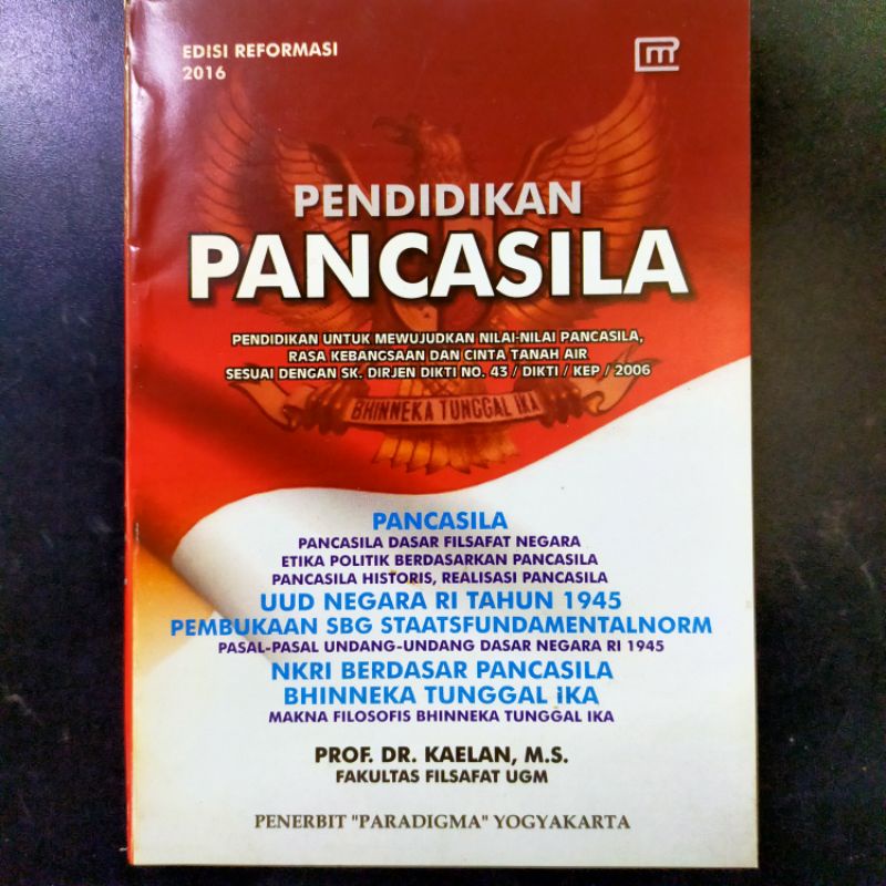 Pebdidikan Pancasila by Prof. DR. Kaelan