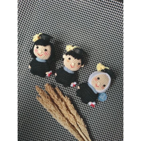 Amigurumi/ Amigurumi wisuda/ boneka wisuda/ boneka wisuda rajut/ amigurumi wisuda murah