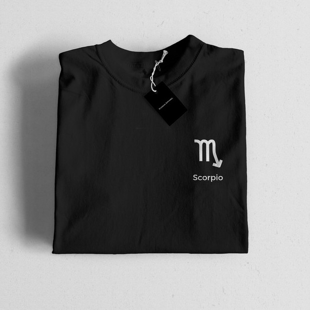 Kaos Zodiak "Scorpio Logo" - Kaos Zodiak/Baju Zodiak/Kaos Horoskop/Kaos Bintang/Kaos Scorpio