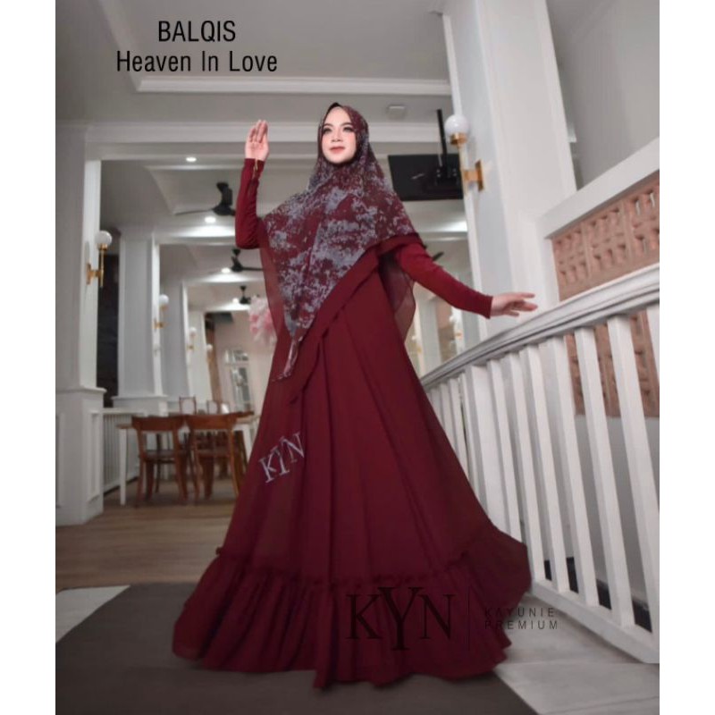 BALQIS SET DRESS SYARI BY HIJAB KAYUNIE PREMIUM