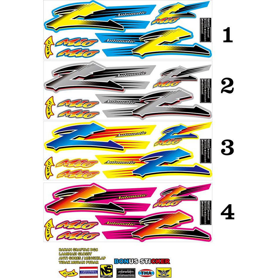 STRIPING MIO Z MIO SPORTY OLS ALL MIO THAILAND