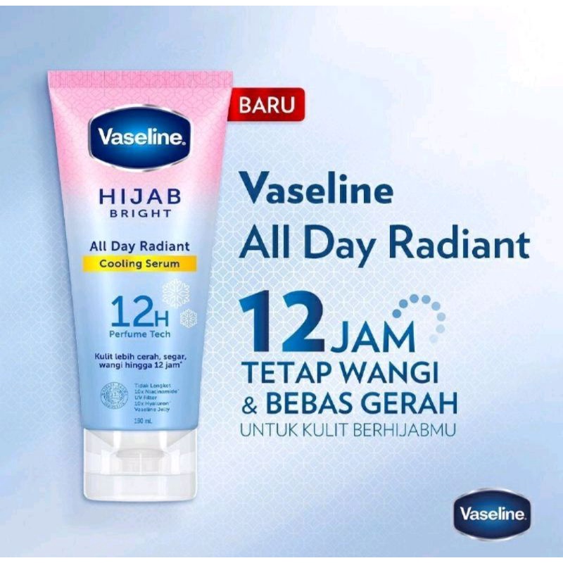 Vaseline Hijab Bright All Day Radiant Cooling Serum 180ml