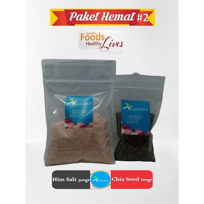 

Best Seller - Garam Himalaya 500Gr Dan Chia Seeds 200Gr
