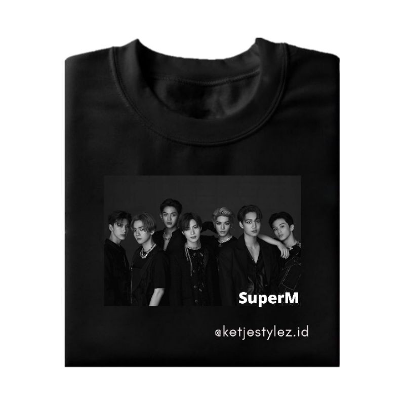 KAOS CUSTOM SUPERM SUPER ONE / Custom Kaos SuperM Lucas Taemin Taeyong Ten Kai Baekhyun Mark Lee