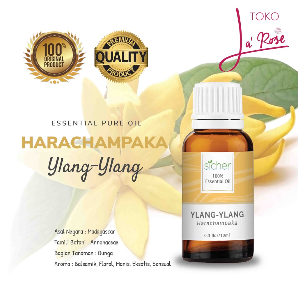 Ylang Ylang Aromatherapy Sicher Essential Oil Pewangi Ruangan Aromaterapi Diffuser Humidifier 10ml