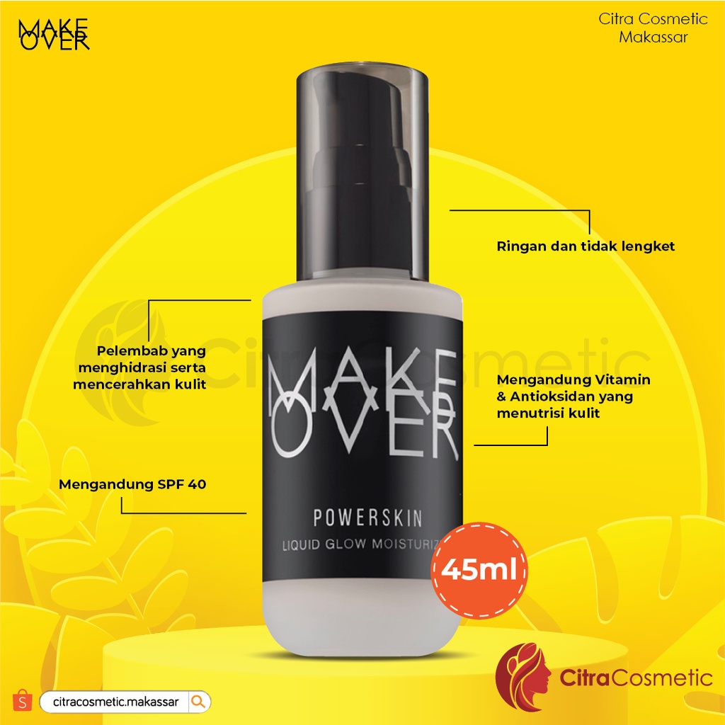 Make Over Powerskin Liquid Glow Moisturizer 45 Ml