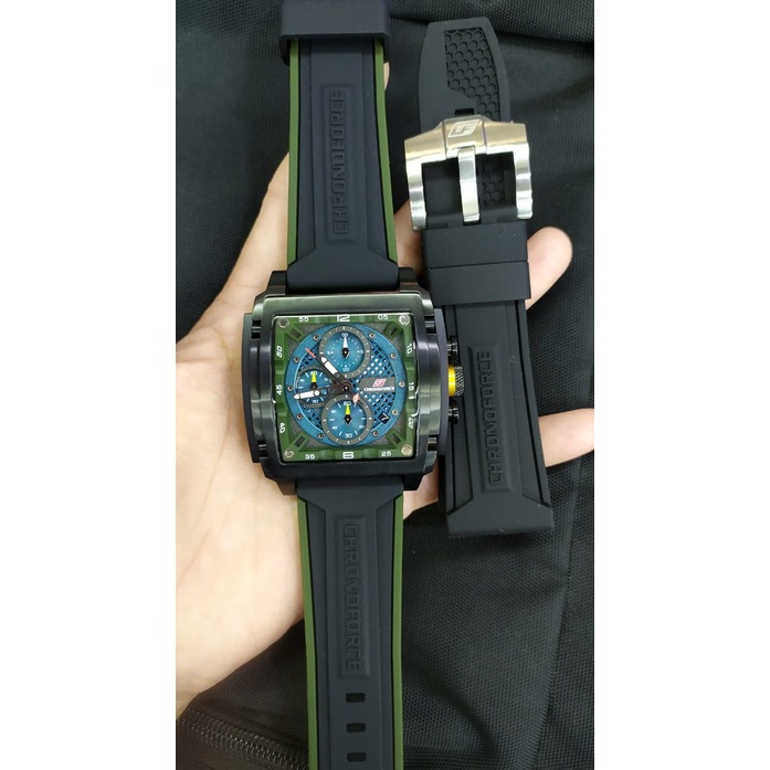 Jam Tangan Pria Chronoforce CF-5332MB Original