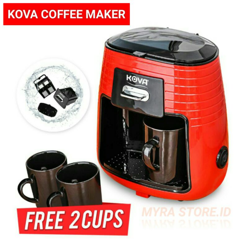 Double Drip Electric Coffee Maker Mesin Kopi Elektrik Listrik alat penyeduh kopi praktis bisa cod bi