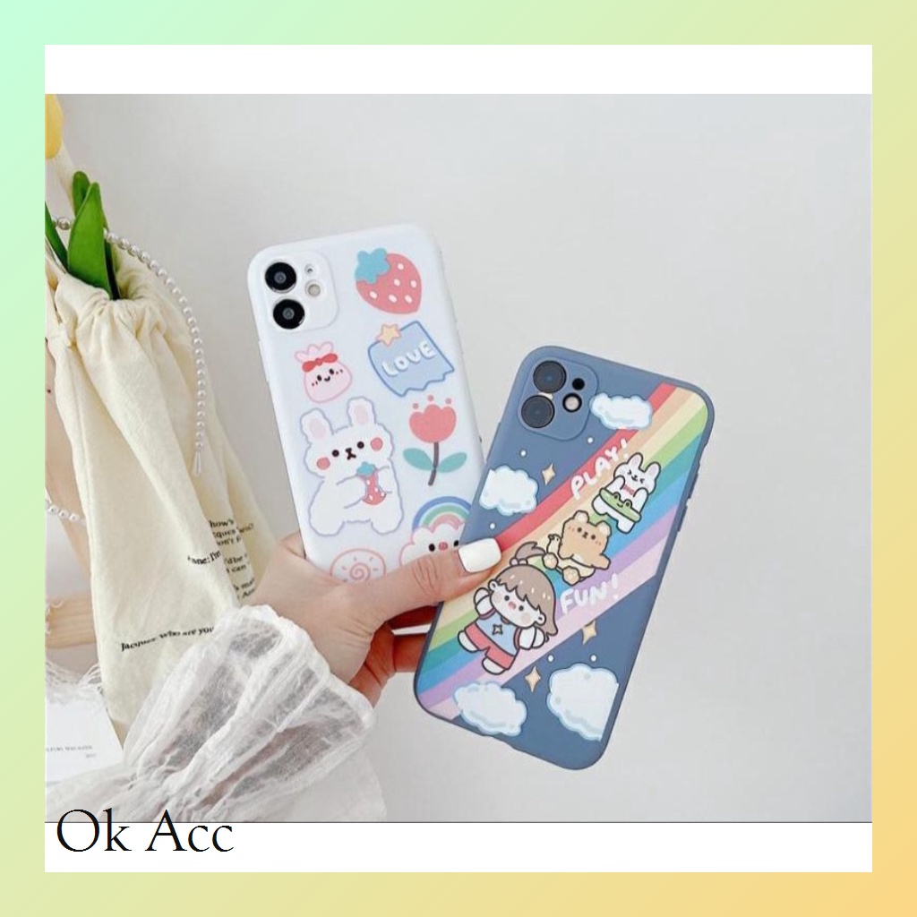 BARU Softcase Gambar MT-A for Iphone 7 8 7+ 8+ X Xs Xr 11 12 13 Pro Max Xiaomi Redmi 8 8A 9 Prime 9a 9i 9c 9T 10 Note Poco M3 X3 5G Vivo V20 V21 V21e Y12 Y15 Y17 Y15s Y12s Y20 Y20i Y21 Y21s Y33s Y30 Y30i Y50 Y91 Y91C Y93 Y95