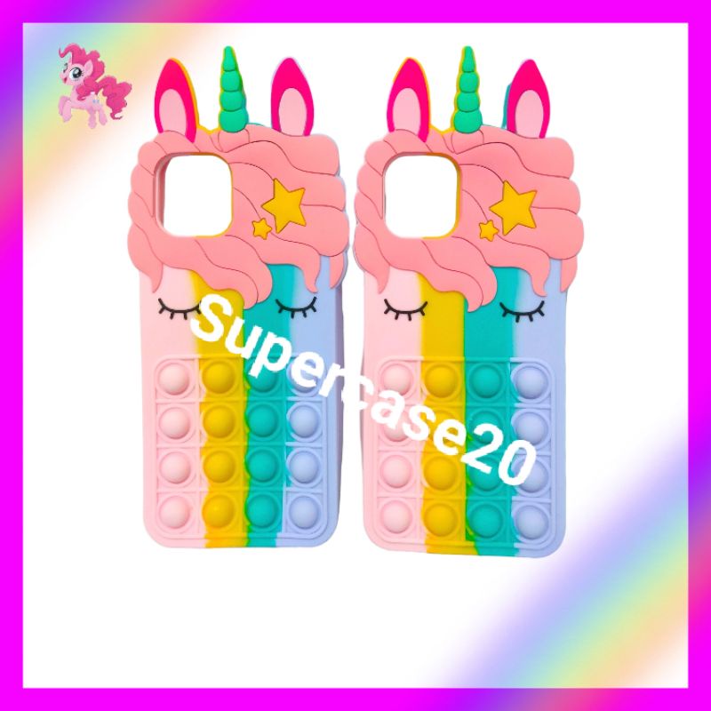 Samsung A03 Kesing Hp Pop It Kartun Rainbow Softcase Warna Warni Pilihan Kekinian Casing Unicorn Sam