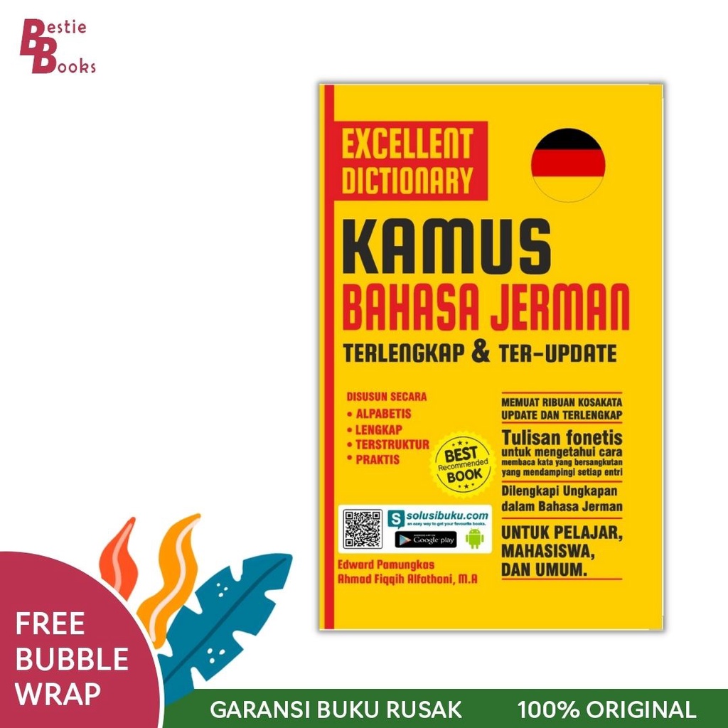 BUKU PENDIDIKAN : Excellent Dictionary Kamus Bahasa Jerman : Kamus Bahasa Jerman : Kamus Bahasa : Ba