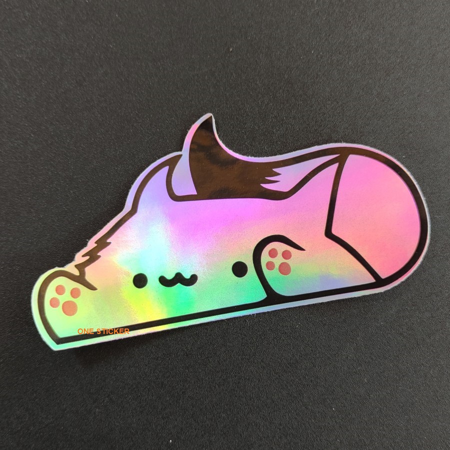 

Ready Stock Cutting Stiker Sticker Bongo Fox Hologram Whitefoxproject