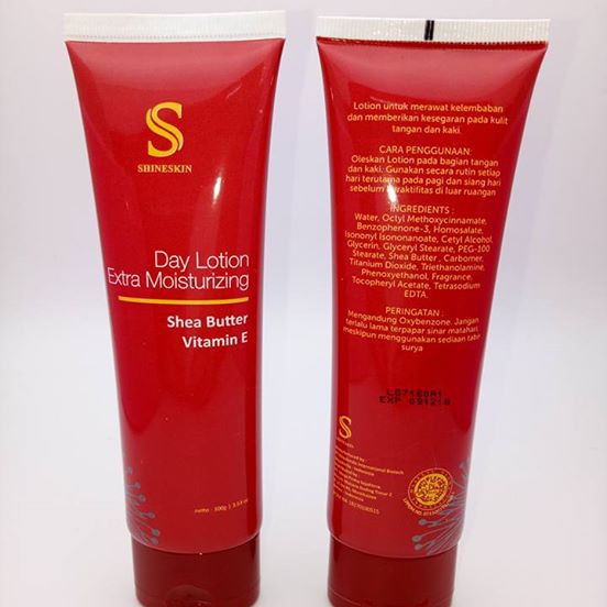 PROMO.. PROMO.. Shineskin day lotion extra moisturizing 100 gr