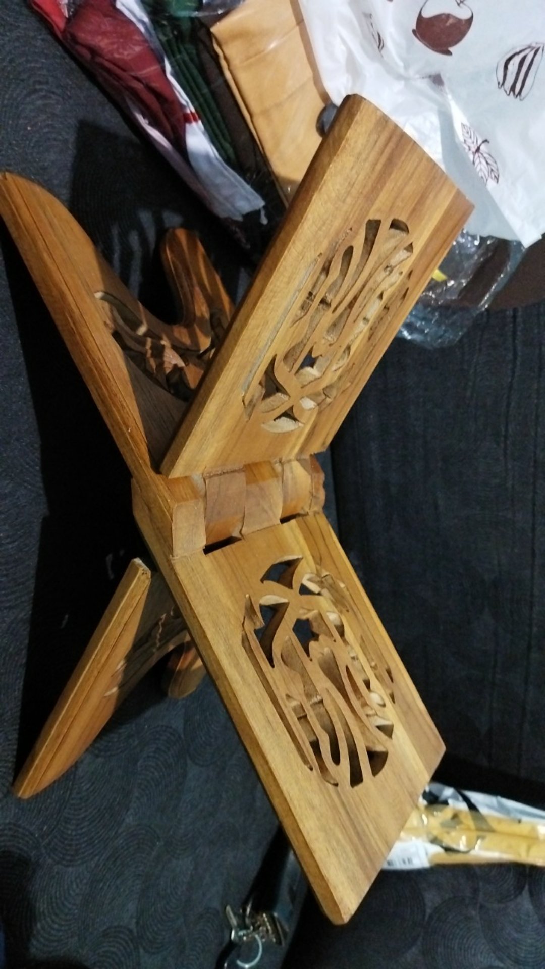 Grosir Rekal Rehal Meja Lipat Tatakan Ngaji Alquran Kayu Jati Ukir