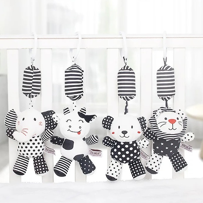 CONTRAST HANGING TOYS | Mainan gantung stroller | Rattle baby teether