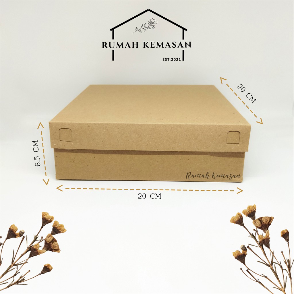 

Box Kraft 20x20x6,5
