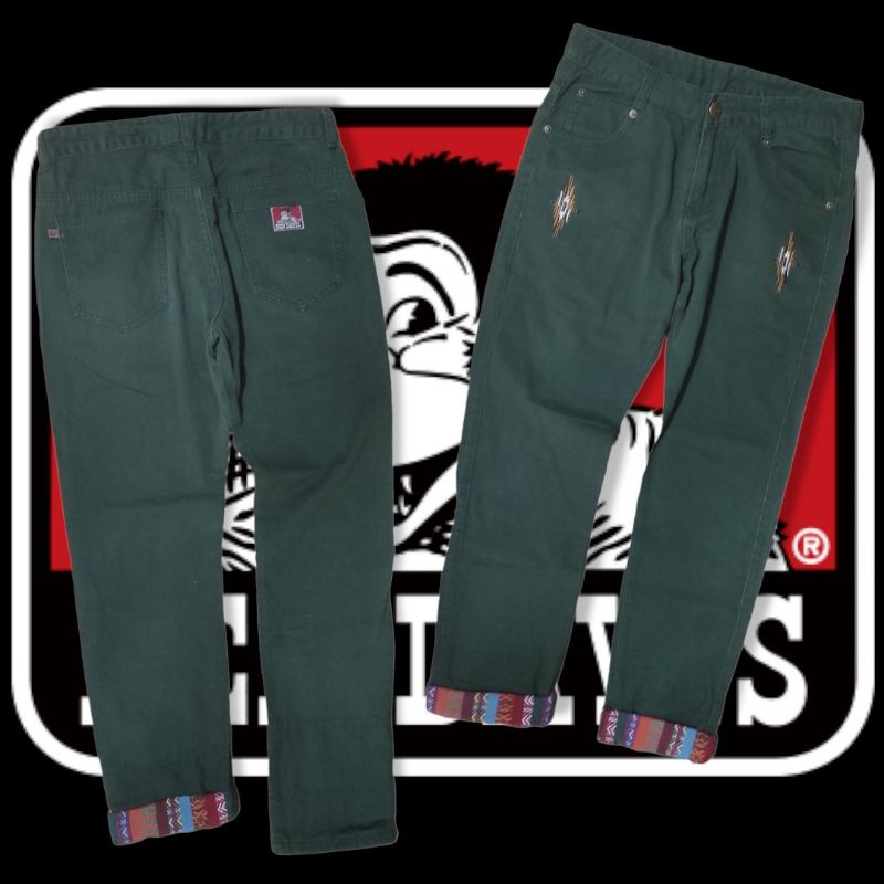 CELANA PANJANG CHINO CHINOS JEANS DENIM RIPPED SLIM FIT CARGO JOGGER CARPENTER WORK PANTS BEN DAVIS 