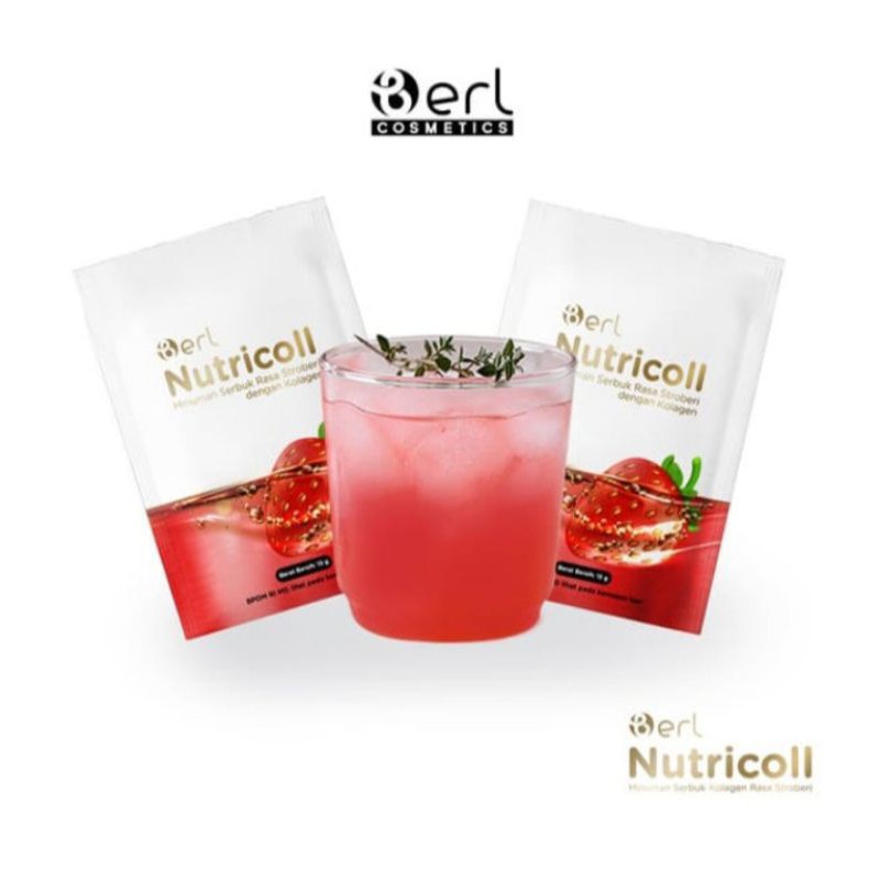 

B erl NUTRICOLL / MINUMAN SERBUK KOLAGEN RASA STROBERI