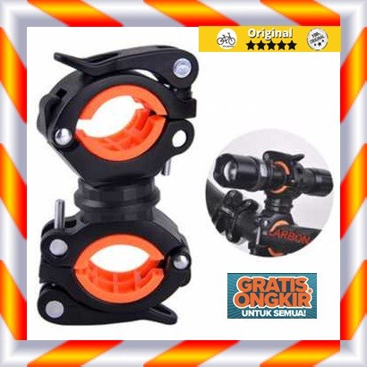 Penjepit Senter Stang Sepeda Gunung Polygon MTB 360 Derajat ZH1035904