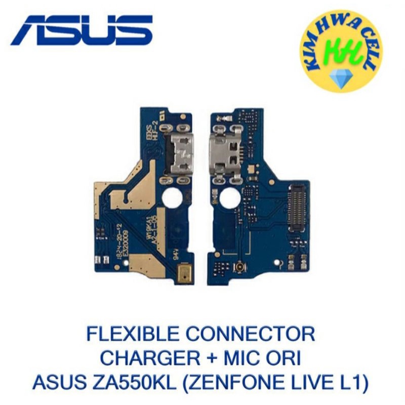 FLEXIBLE CONNECTOR CHARGER + MIC ORI ASUS ZA550KL (ZENFONE LIVE L1)