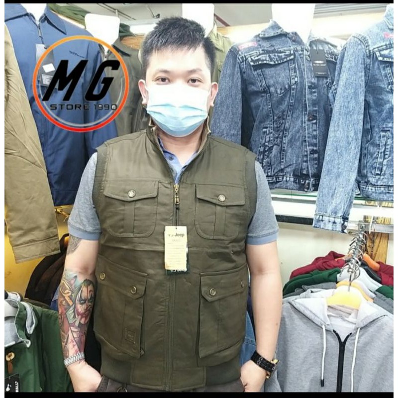 JAKET ROMPI JEEP IMPORT PREMIUM BOLAK BALIK FASHION TERBARU MOTOR LAKI LAKI PRIA