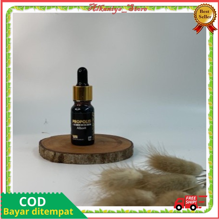 Albuvit Propolis Trigona Asli Original Memelihara Daya Tahan Tubuh Ampuh Terlaris Isi 10ml BPOM