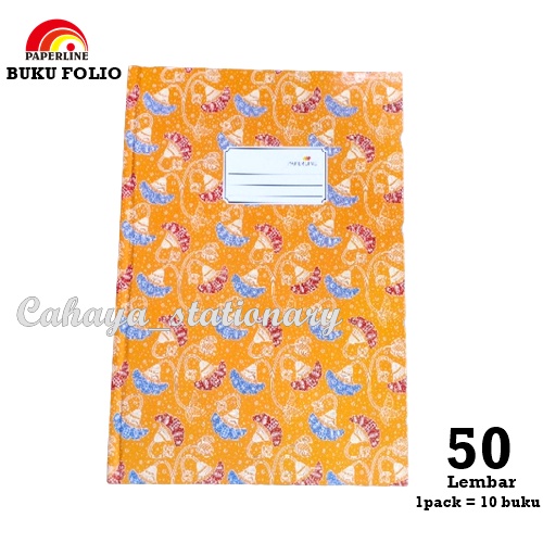 

BUKU FOLIO HARD COVER PAPERLINE 50 LEMBAR