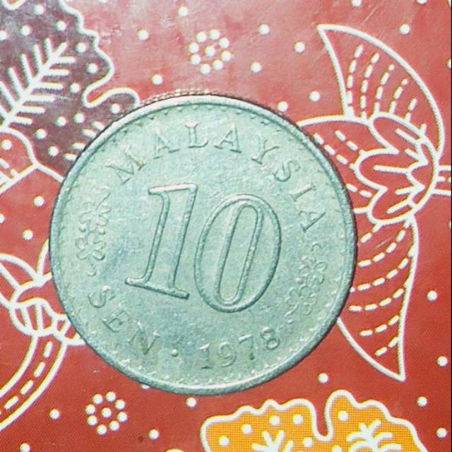 Uang kuno Malaysia 10 sen 1978