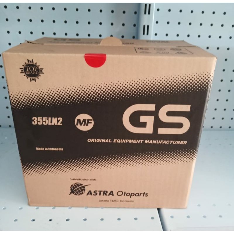 Aki Mobil Innova Bensin Reborn GS Astra MF OE-355LN2 Garansi 12 bln