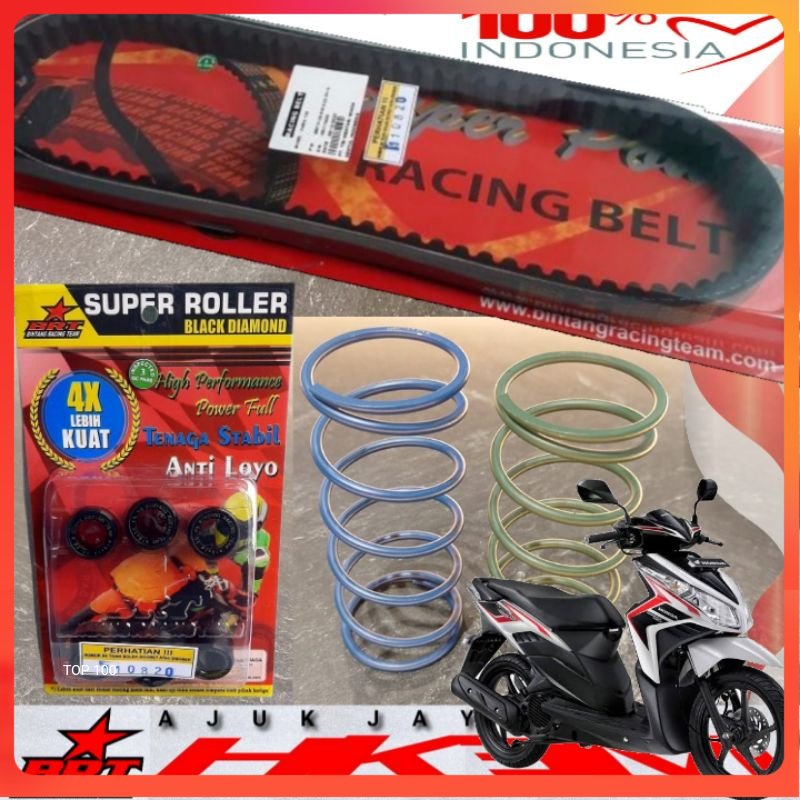 PAKET UPGRADE CVT VARIO 110 TECHNO VARIO KARBU PERCVT RACING BELT KVB VARIO 110 TECHNO VARIO 110 KAR