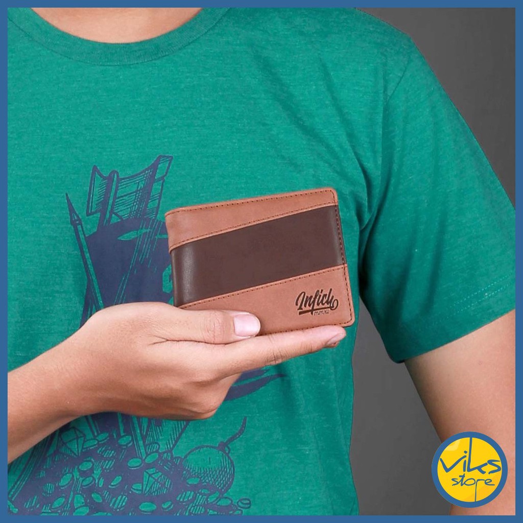 Dompet Kulit Coklat Casual Pria Cowok Keren Murah Keren Terbaru 2021 Kulit Anak Muda Distro Original