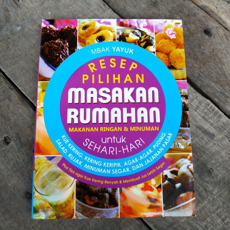 Jual Resep Pilihan Masakan Rumahan Makanan Ringan & Minuman untuk