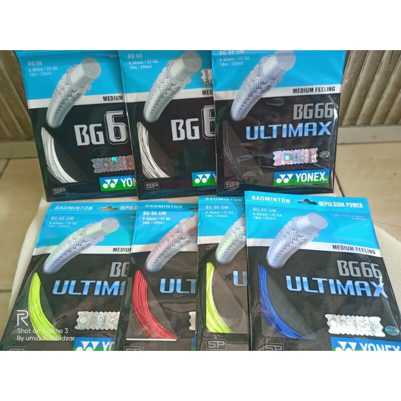 Gred ori senar BG 66 dan ultimex senar cantik