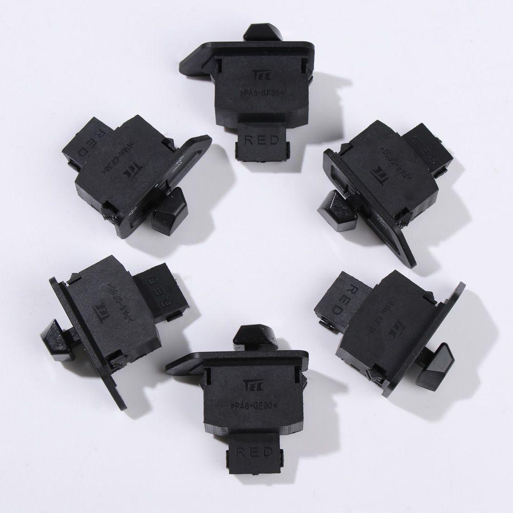 R-FLOWER 1/2/3pcs Lampu Flash Ganda Hitam 50cc 125cc 150cc Pemasangan Mudah Tombol Saklar Tunggal