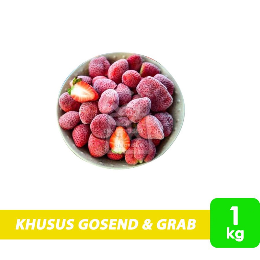 

Buah Strawberry Frozen (1 Kg) KHUSUS GOSEND & GRAB