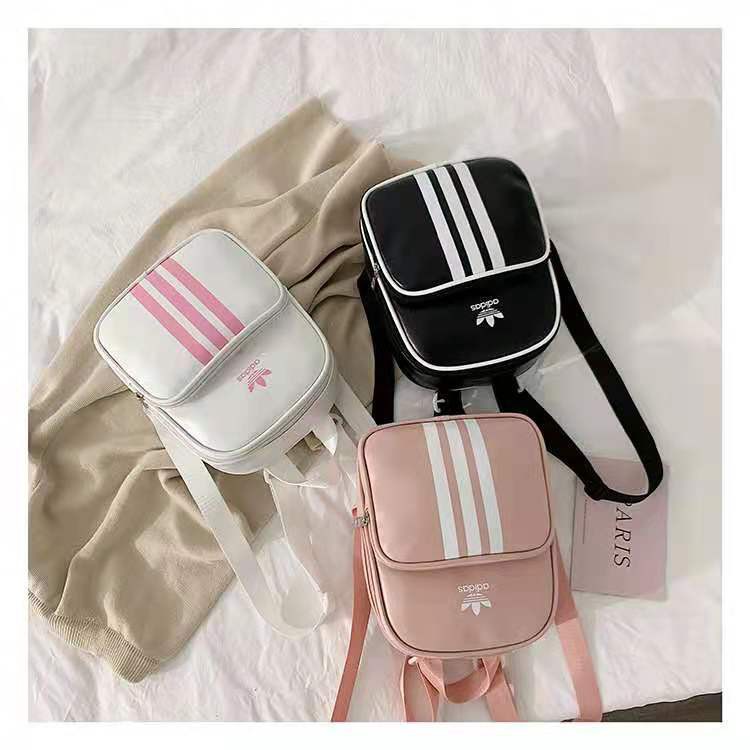 [✅BISA COD] SANTIAGO STRIPES MINI BACKPACK 9019 (REAL PICTURE)