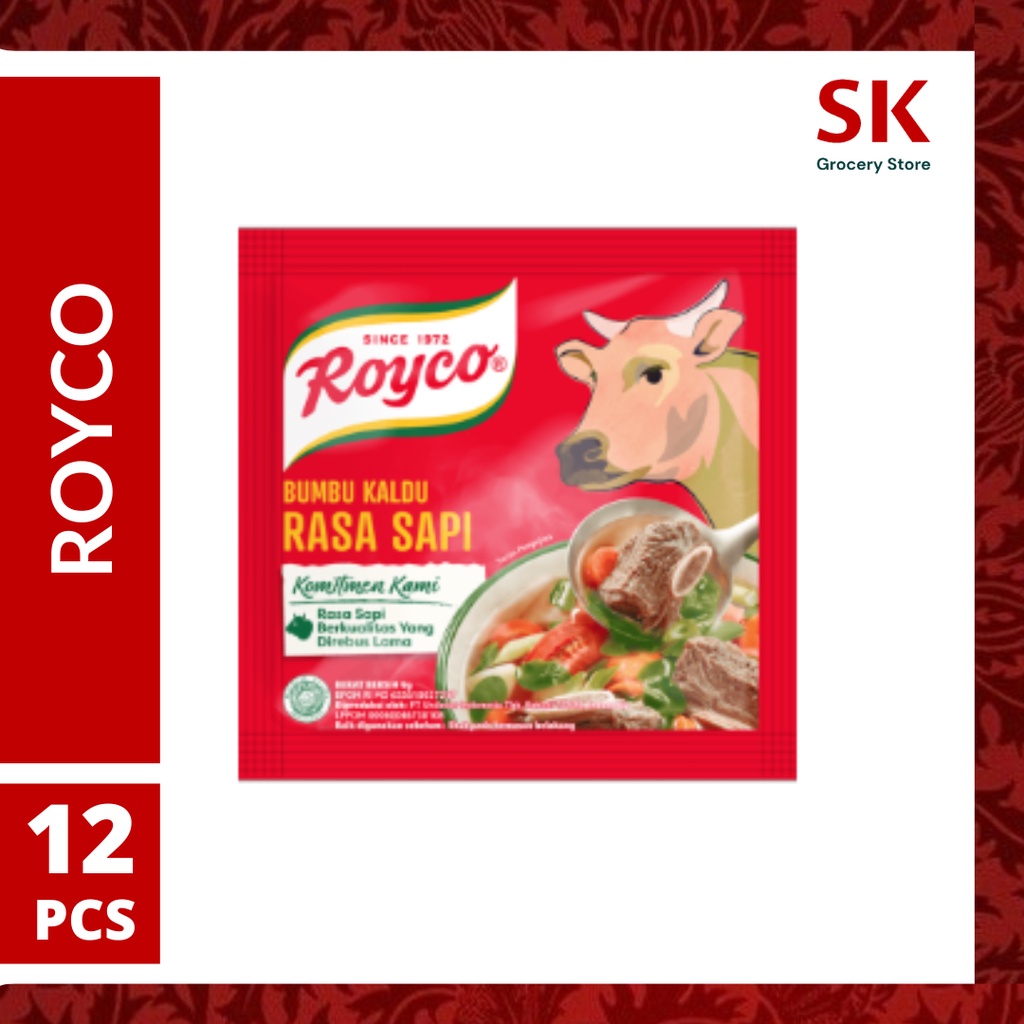 

[Harga Grosir] Royco Sapi Renceng 8gr x 12pcs (1 Renteng)