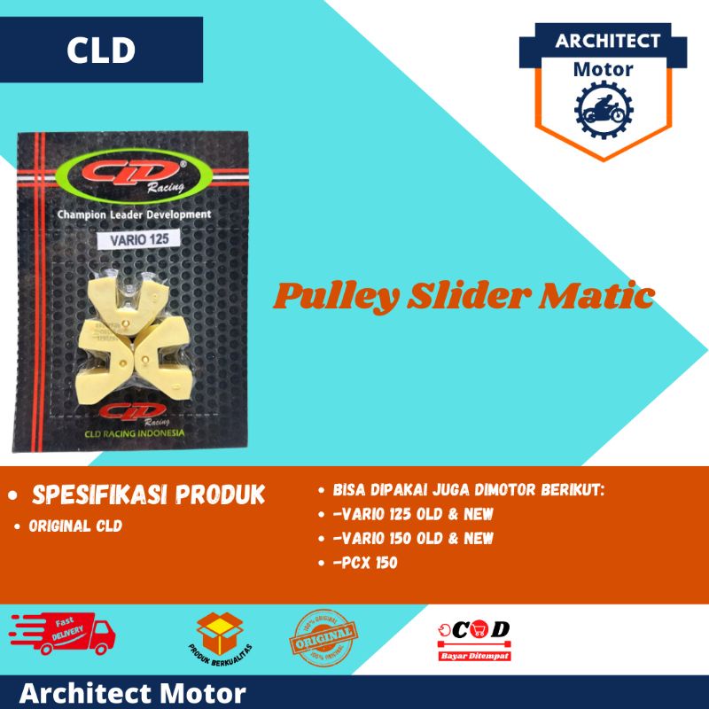 Pulley Slider CLD Racing Vario 150, PCX 150, Vario 125 Original
