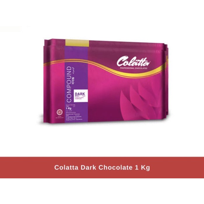 

ORIGINAL MURAH Colatta dark chocolate 1kg / collat compound dark