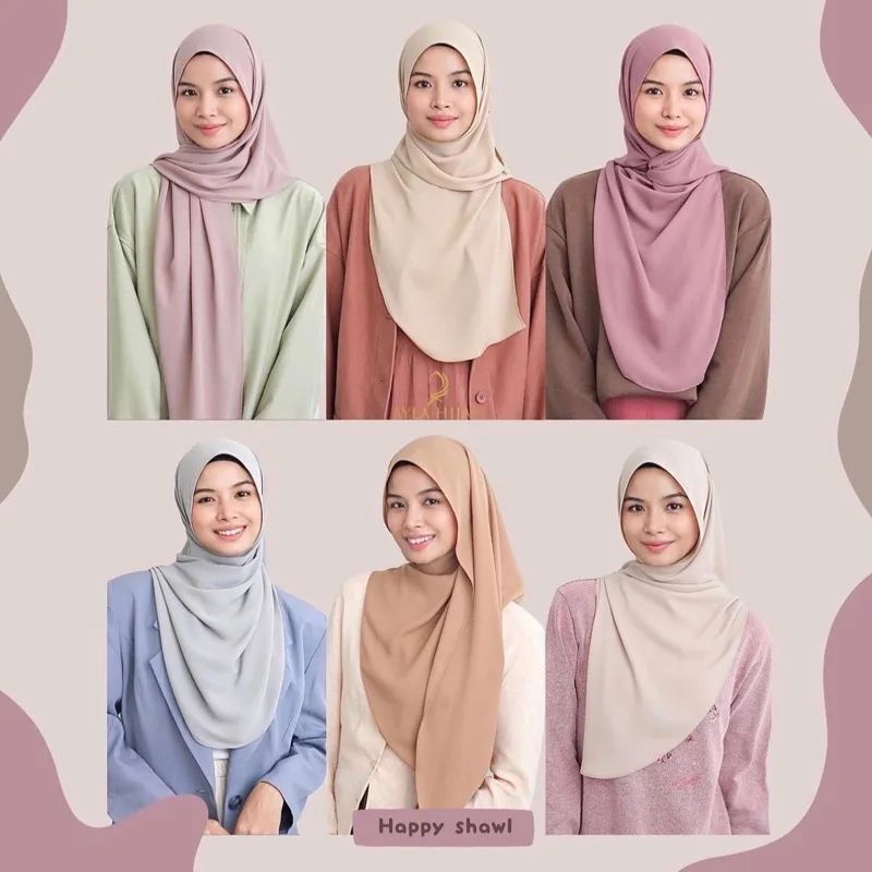 Grosir Hijab Pashmina Oval Jilbab Pashmina Polos Terlaris Termurah