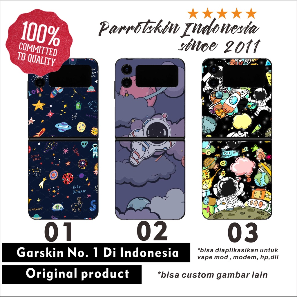 Garskin Sticker Case GALAXY Z FLIP 3 Astronout Edition