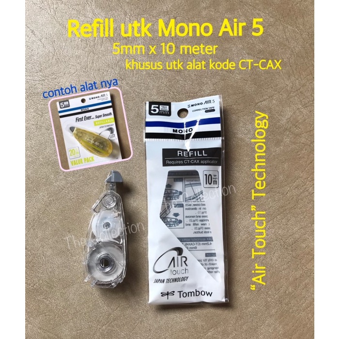 

Gaya Atk0598Tw Refill Mono Air Tombow Tip Ex Ct-Car Utk Ct-Cax Isi Ulang Hot Sale