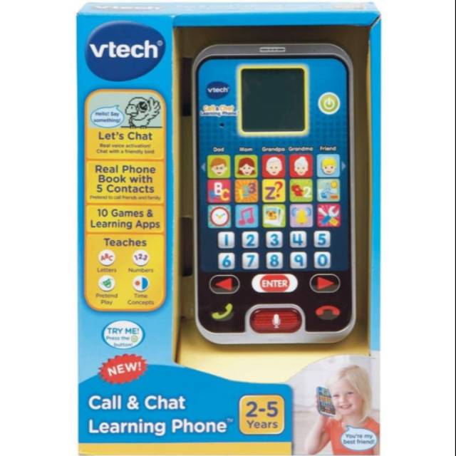 Vtech call and chat learning phone Mainan anak elektronik