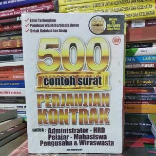 500 Contoh Surat Perjanjian Kontak Shopee Indonesia