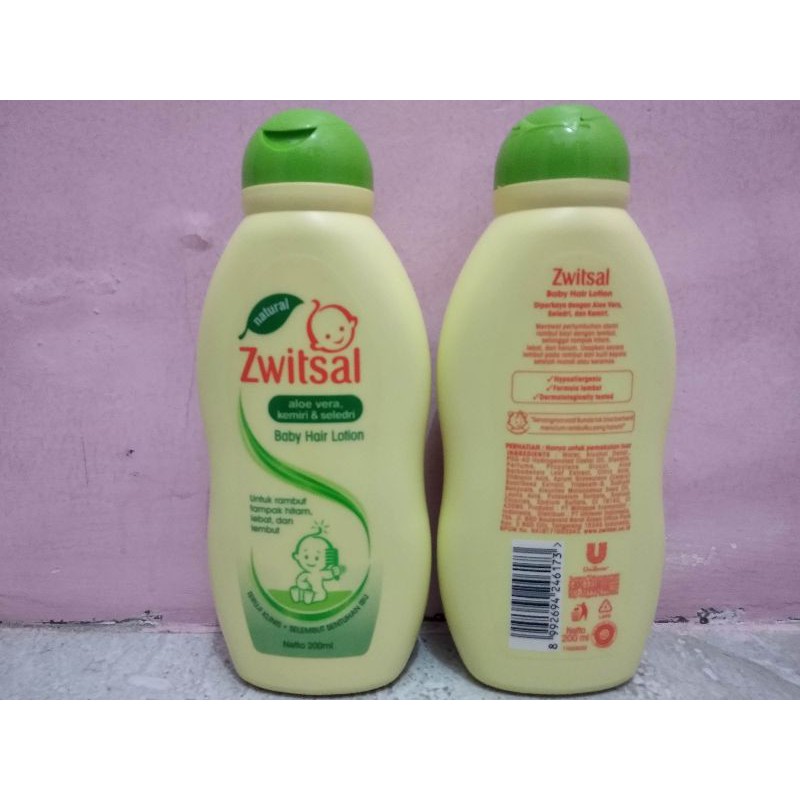 Zwitsal Natural Baby Hair Lotion Aloe Vera 100ml, 200ml