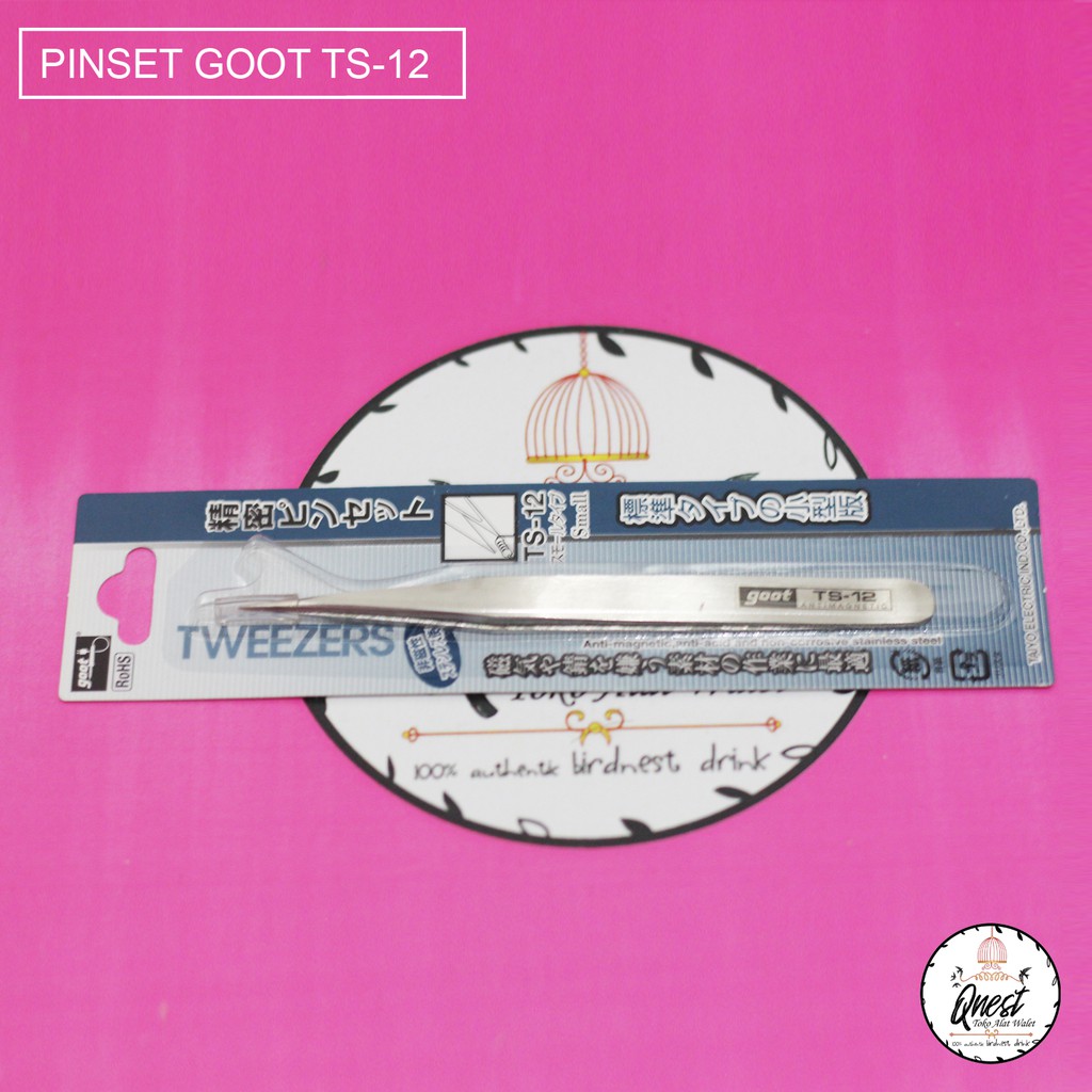 Pinset GOOT TS 12 - Pinset Cabut Sarang Walet