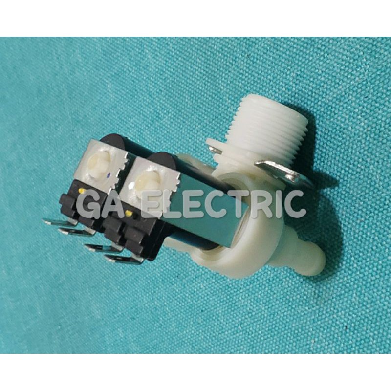 SELENOID - WATER INLET MESIN CUCI 2-LUBANG SIKU